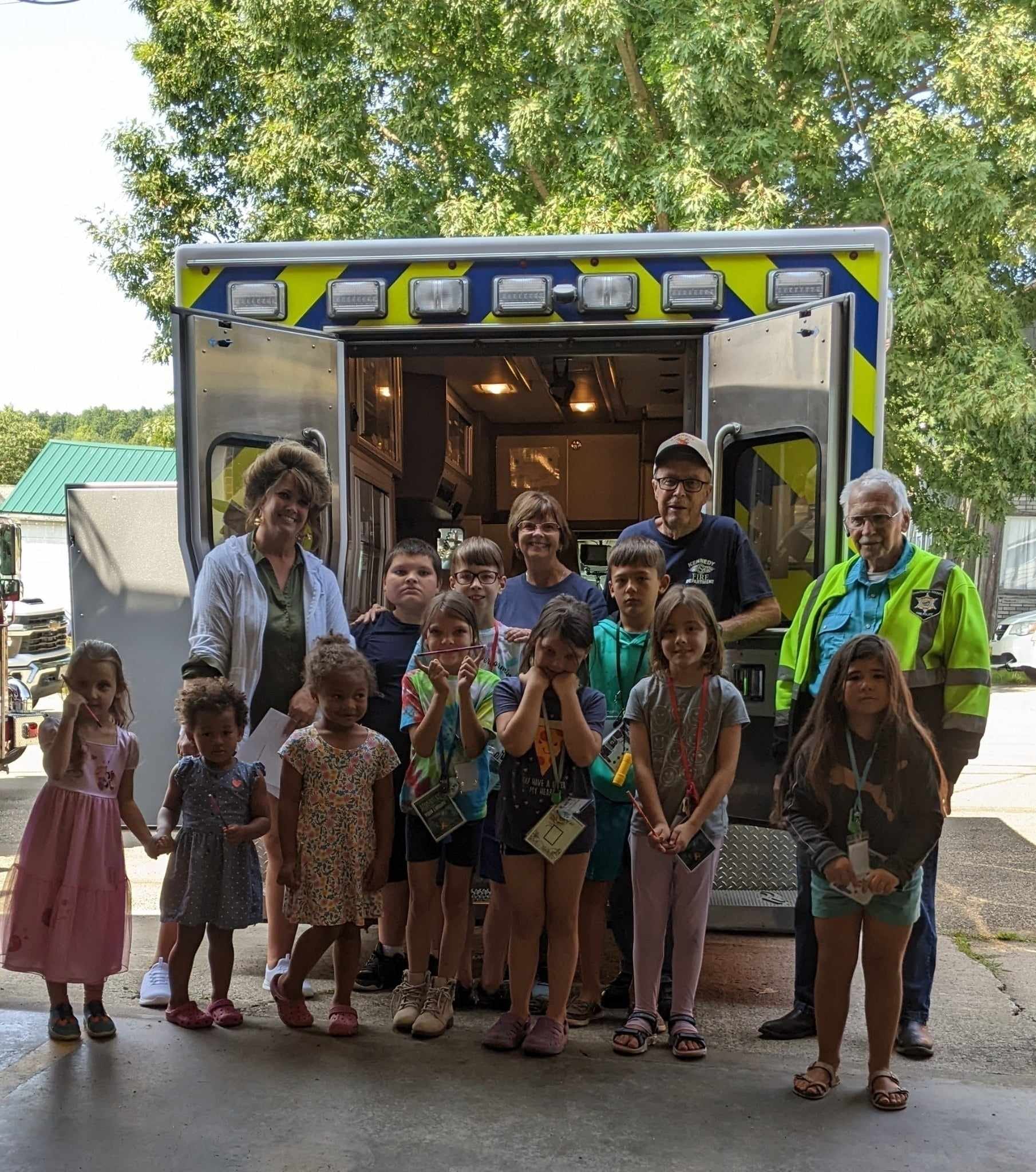 Summer Reading Group Visits Kennedy Fire Dept News Sports Jobs